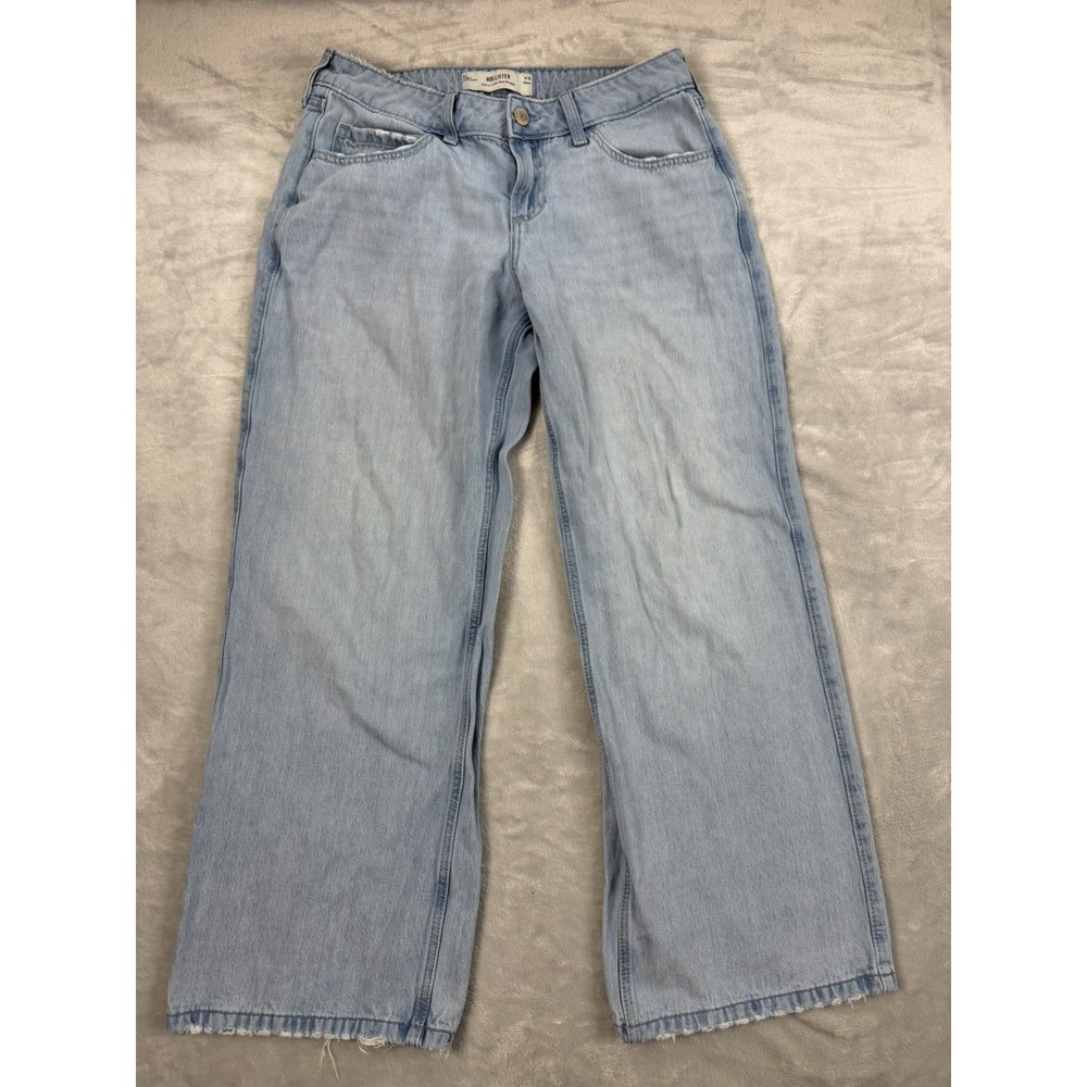 Hollister Jeans Curvy Low Rise Baggy Women's 6S light wash denim